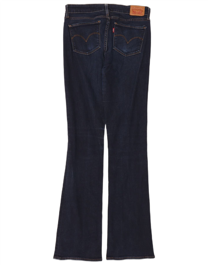 Levi's Dame 715 Bootcut Jeans W28 L32 Marineblå Bomuld
