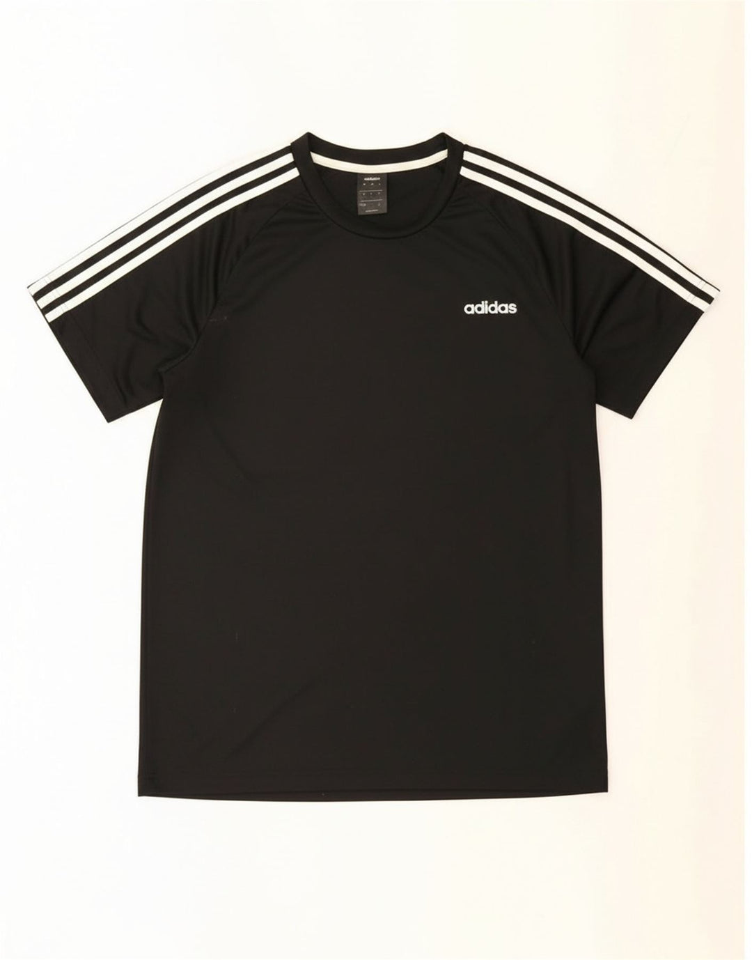 Adidas Herre Climalite T-Shirt Top Stor Sort Polyester