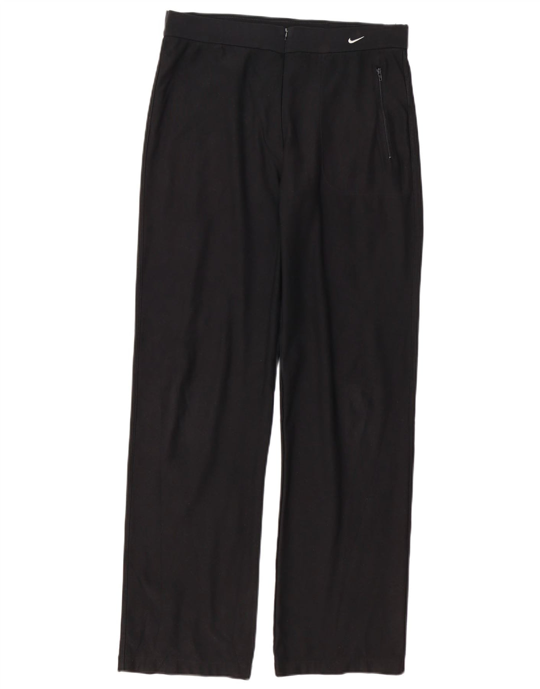 NIKE Dri Fit træningsdragtsbukser til kvinder US 8/10 Medium Black Polyester