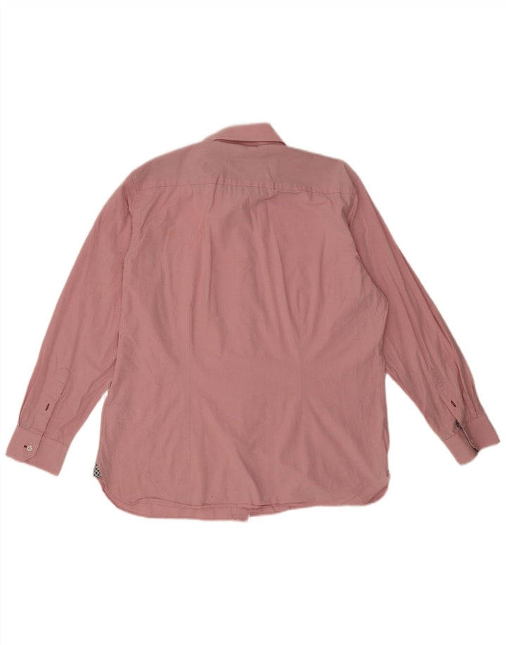 Ted Baker Herreskjorte str. 16 1/2 Large Pink Geometric Cotton