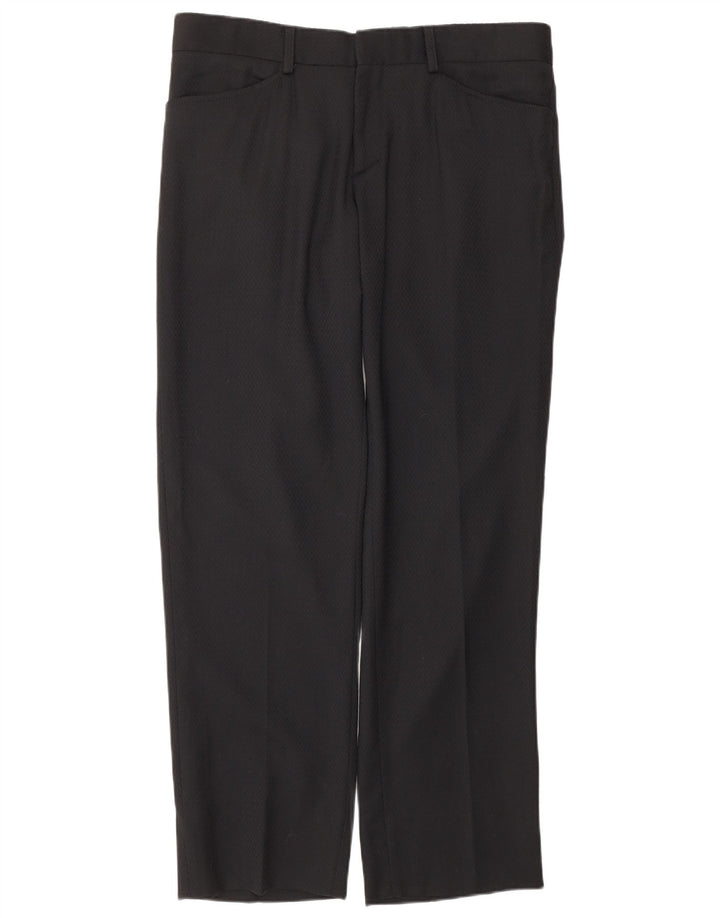 DOLCE & GABBANA Herre 2-delt jakkesæt IT 50 Large W36 L31 Black New Wool