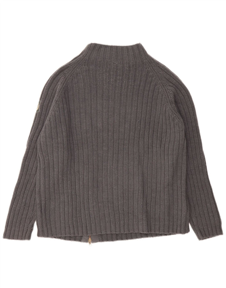 Scorpion Bay Kvinders Oversized Cardigan Sweater UK 14 Medium Grå Akryl