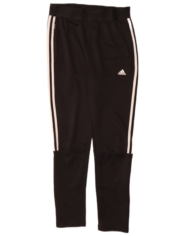 Adidas piger Climalite træningsdragt bukser 13-14 år sort polyester