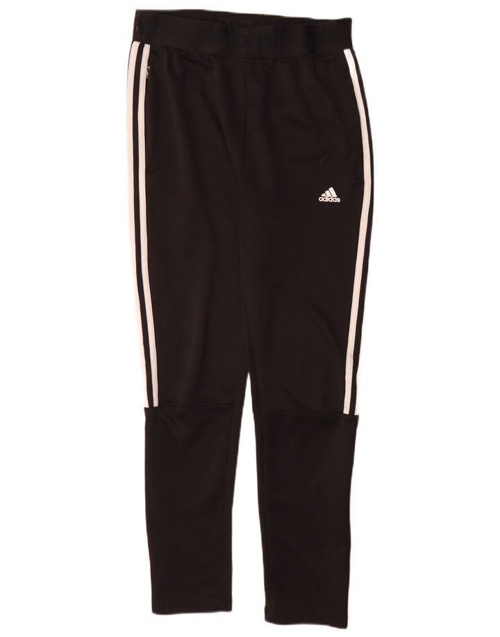 Adidas piger Climalite træningsdragt bukser 13-14 år sort polyester