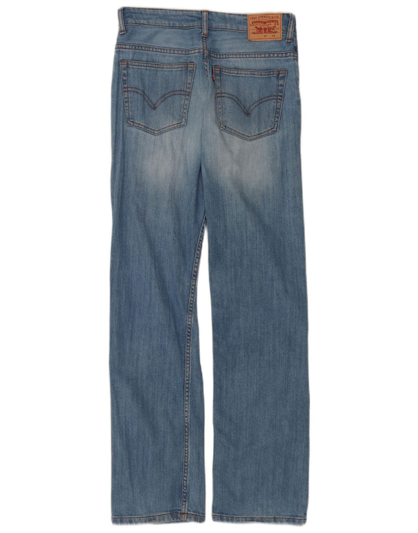 Levi's Boys Straight Jeans 13-14 år W28 L30 Blå Bomuld