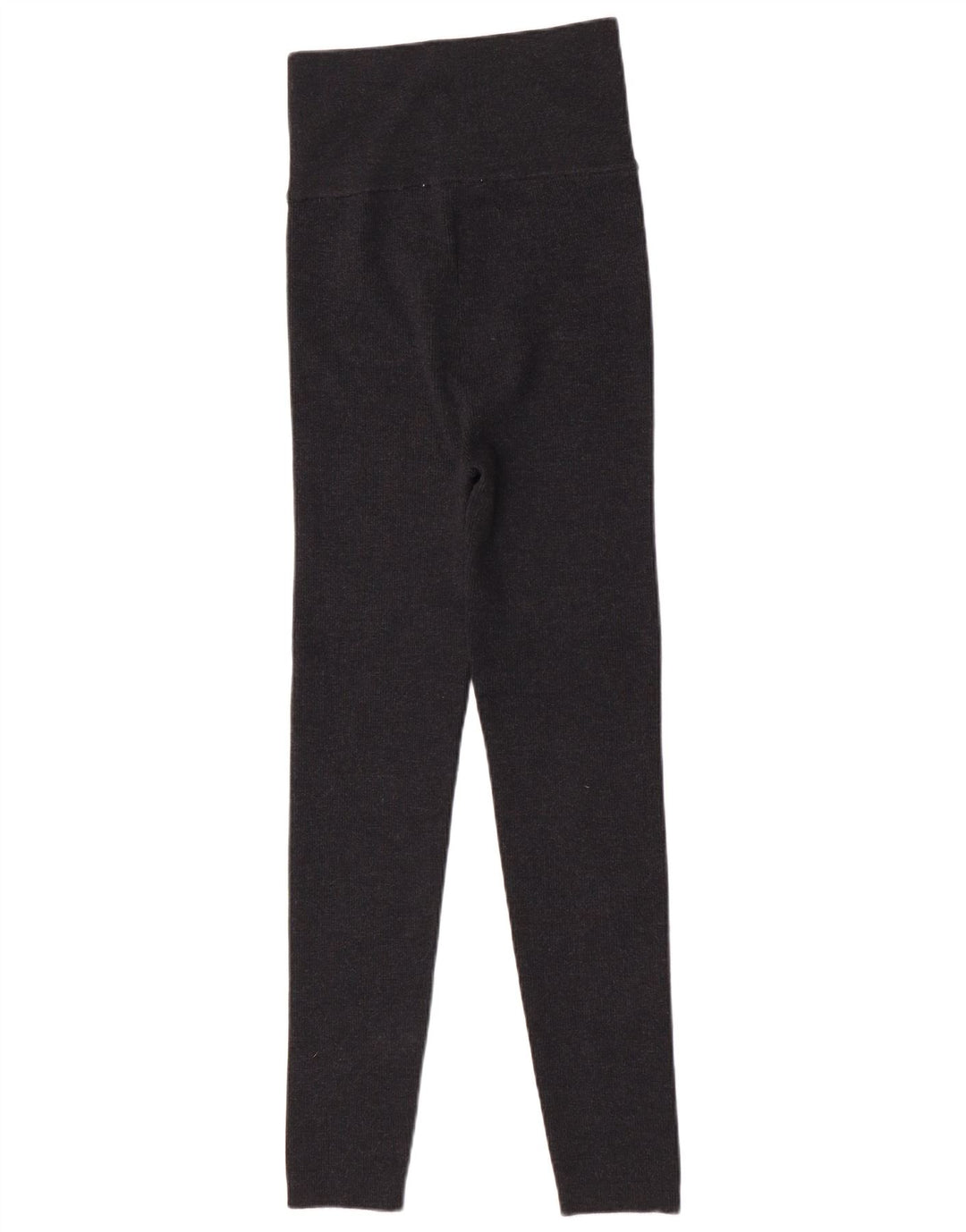Zara Womens High Waist Leggings UK 14 Large Grey Uld
