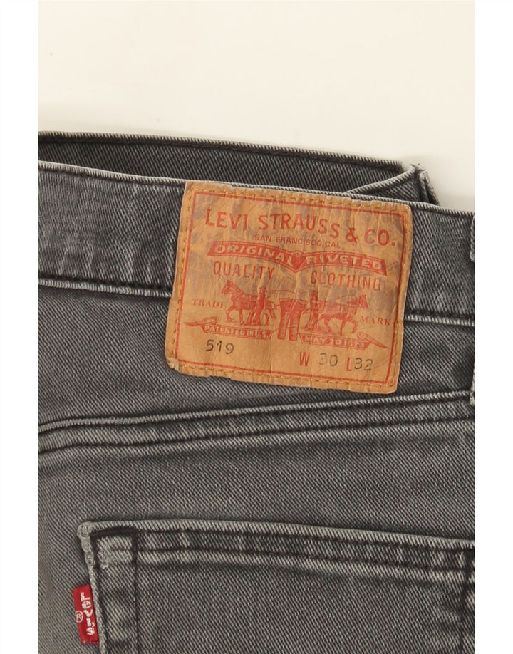 Levi's Herre 519 Skinny Jeans W30 L27 Grå Bomuld