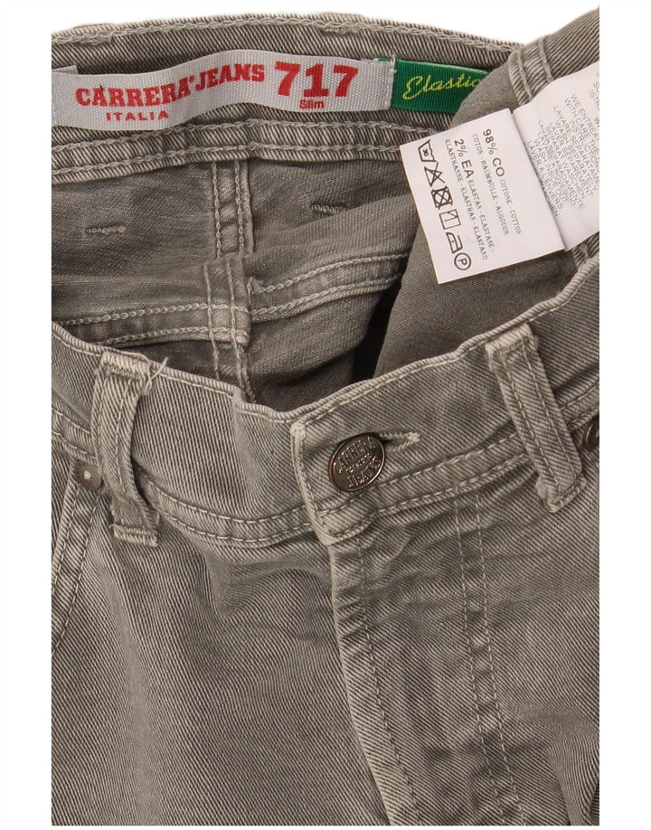 CARRERA Herre 717 Slim Jeans IT 48 Medium W33 L32 Grå Bomuld