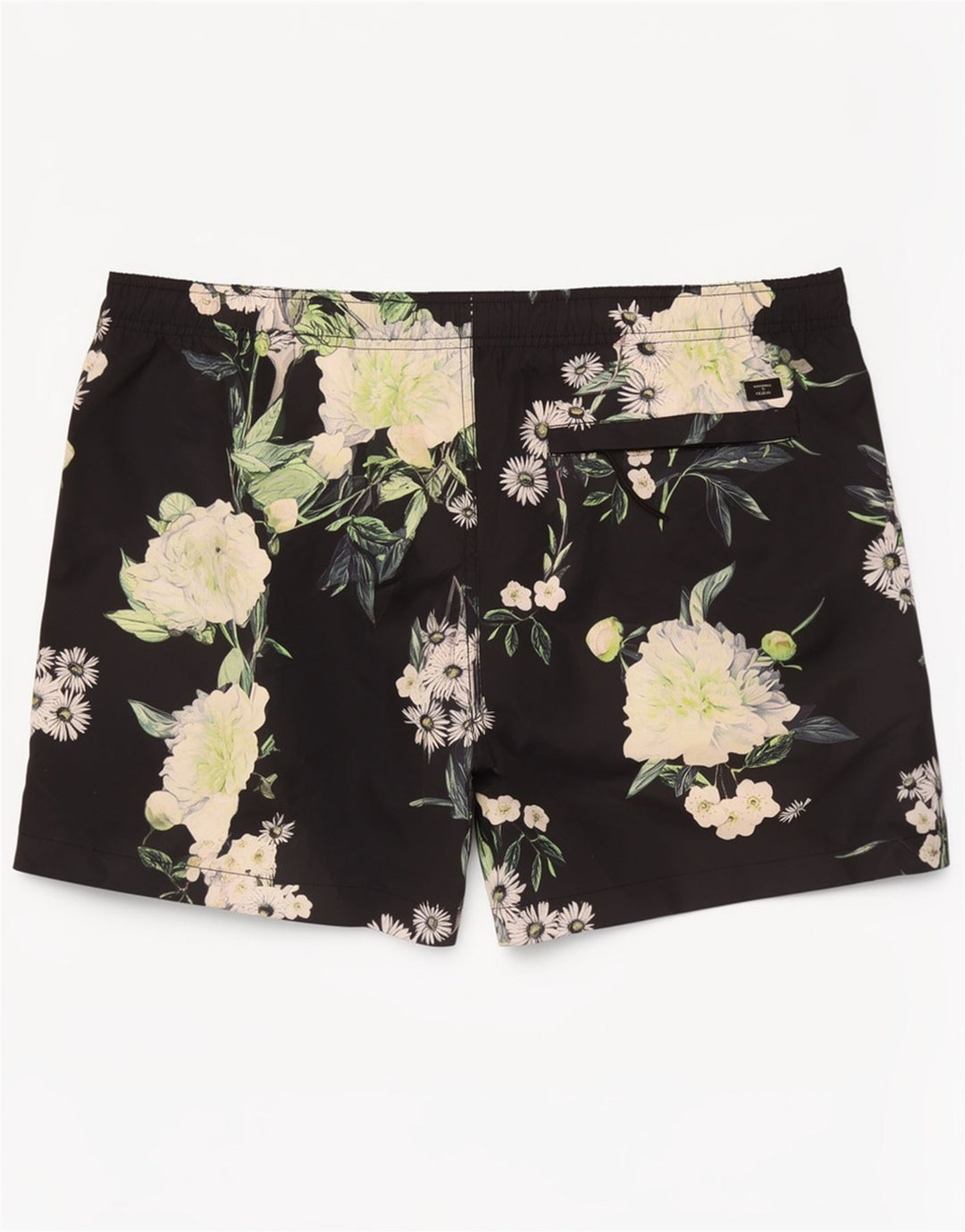 Superdry Grafiske svømmeshorts til mænd, store marineblå blomsterpolyester