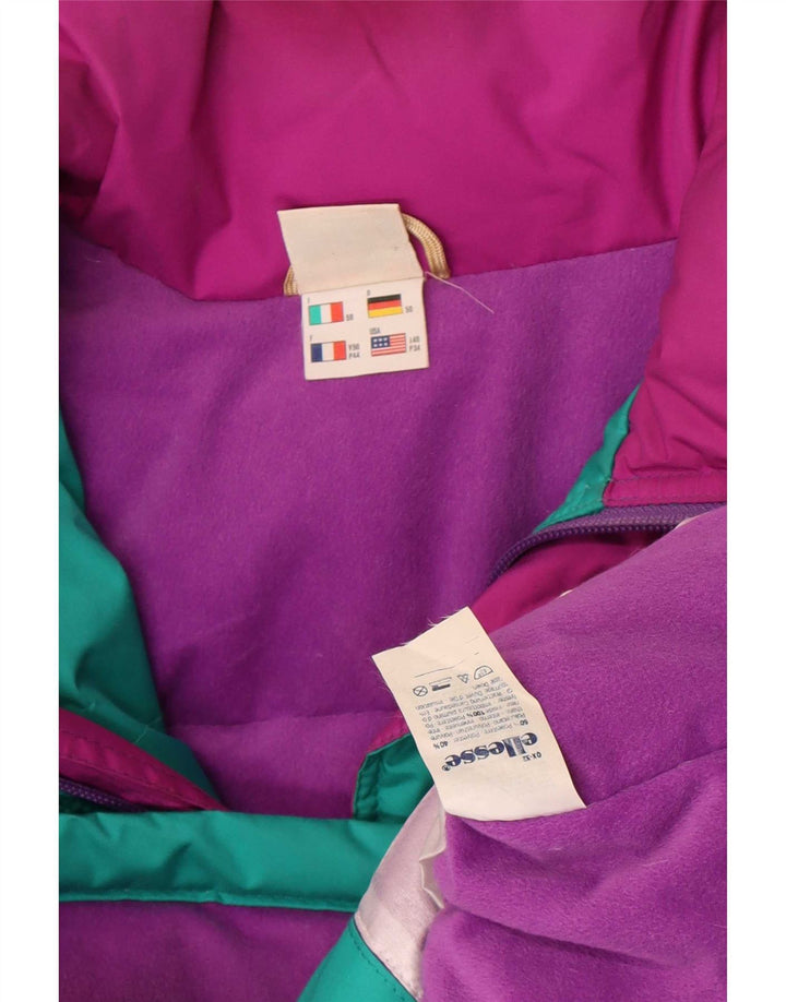 Ellesse Herre Grafisk Hætte Skijakke IT 50 Stor Grøn Colourblock