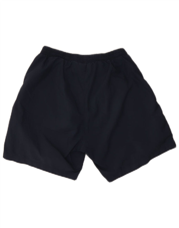 Hugo Boss Herre grafiske sportsshorts Små marineblå polyester
