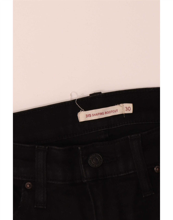 Levi's Womens 315 Shaping Bootcut Jeans W30 L30 Sort