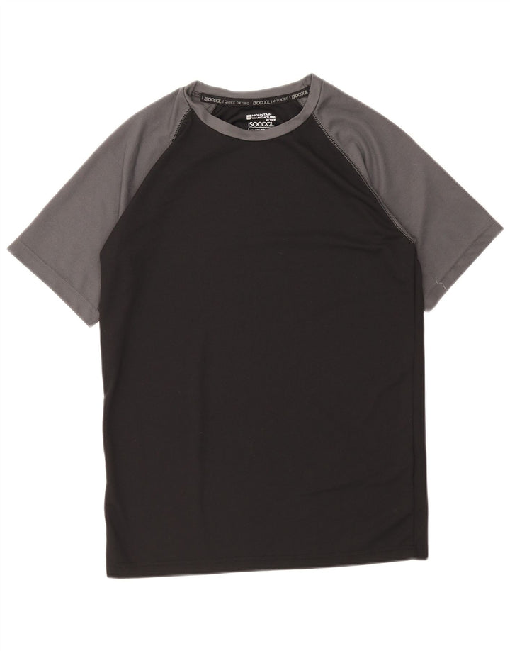 Mountain Warehouse Herre T-shirt Top Medium Sort Colourblock