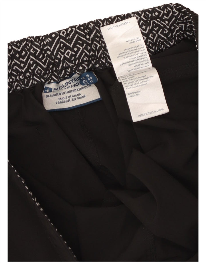 Mountain Warehouse Dame svømmeshorts UK 16 Large Black Polyester
