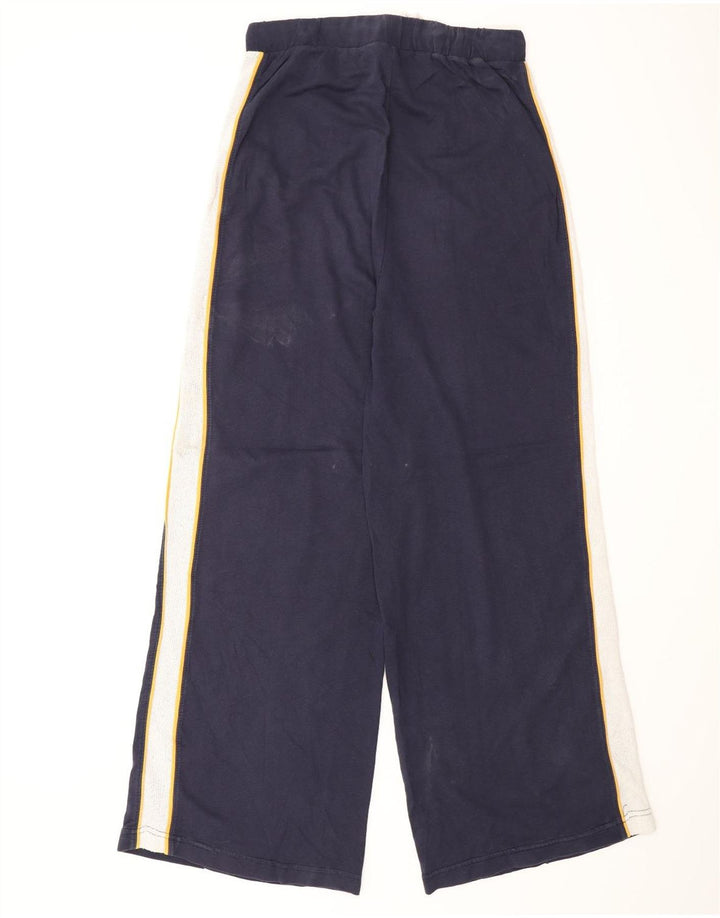 Zara Træningsdragtsbukser til kvinder UK 12 Medium Navy Blue Colourblock