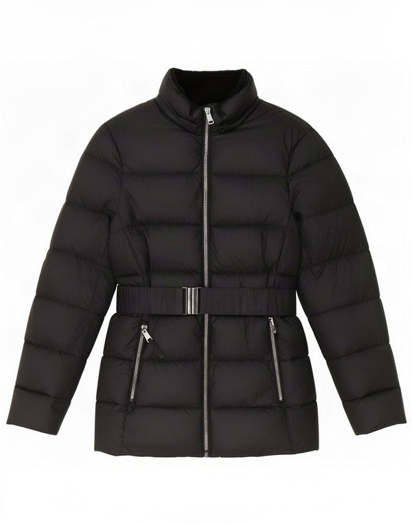 Zara polstret jakke til kvinder UK 6 XS sort polyester
