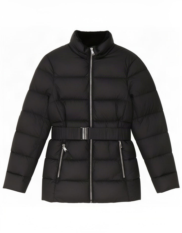 Zara polstret jakke til kvinder UK 6 XS sort polyester
