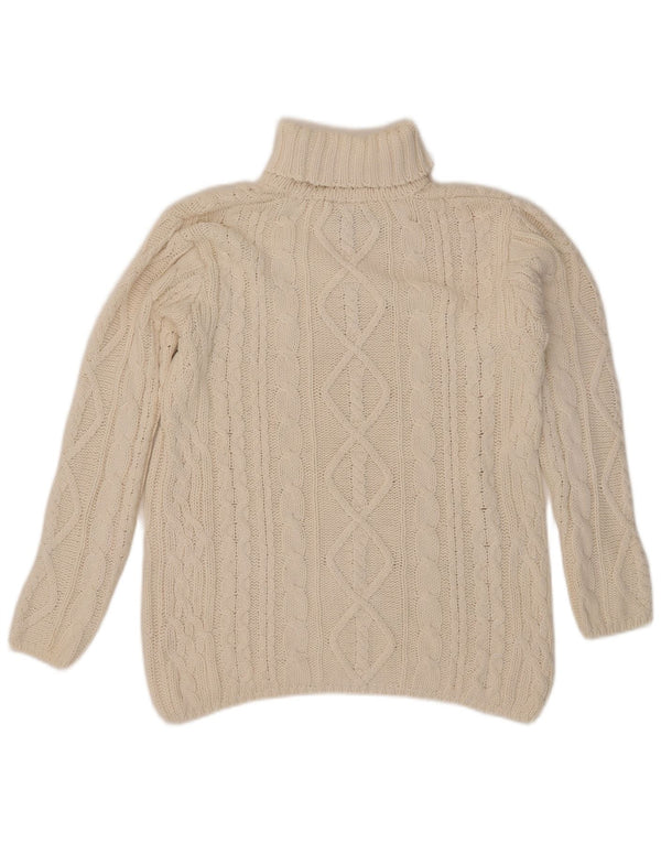 L.O.G.G Herre rullehals sweater Medium Off White Ramie