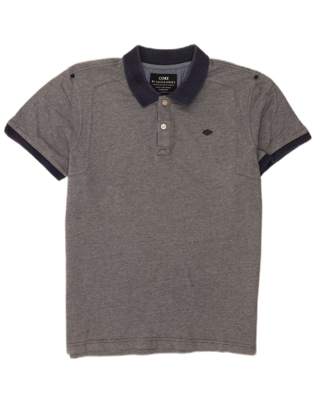 Jack & Jones herre poloshirt XL blå bomuld