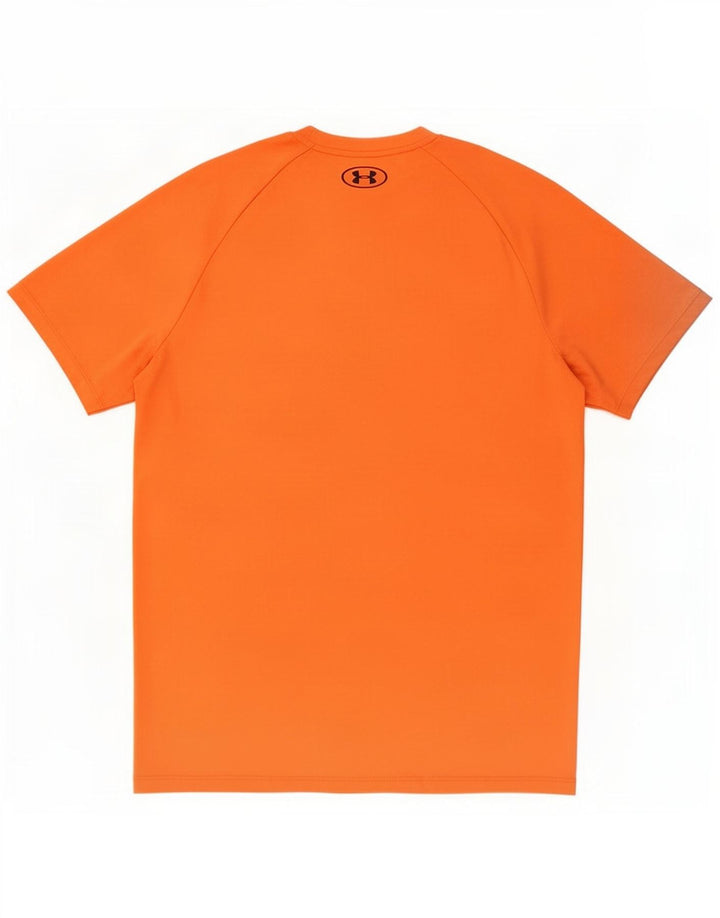 Under Armour Herre T-Shirt Top Medium Orange Polyester