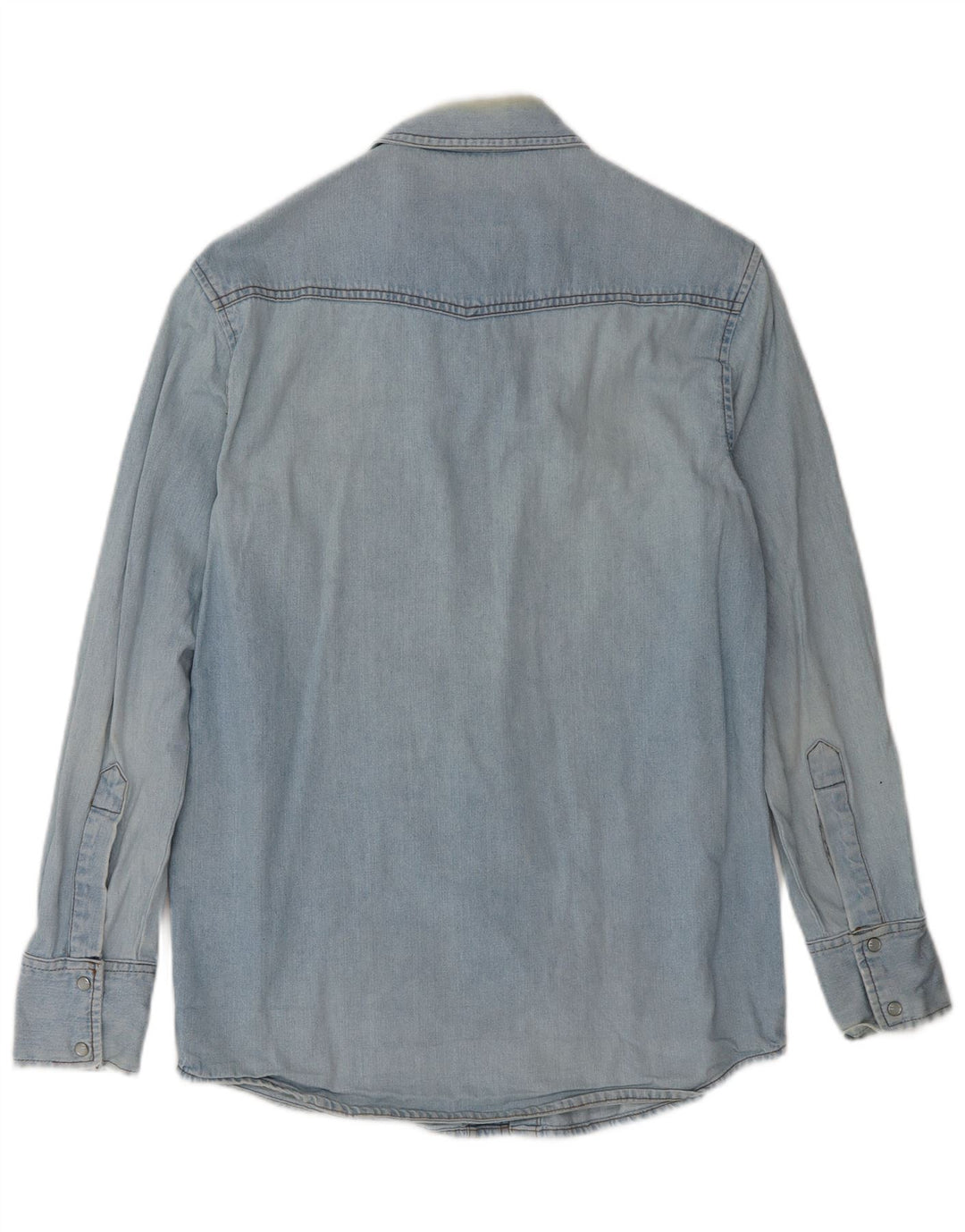 Wrangler Denimskjorte til mænd XS Blå bomuld