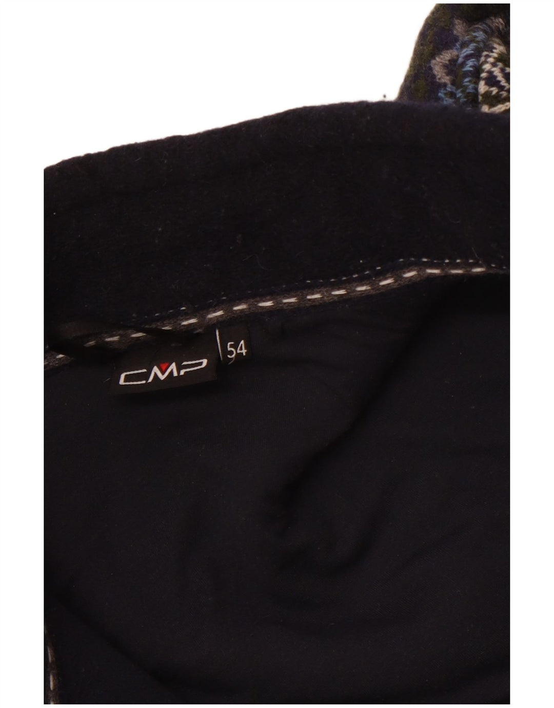 CMP Fleecejakke til mænd EU 54 2XL Blå Colourblock Polyester