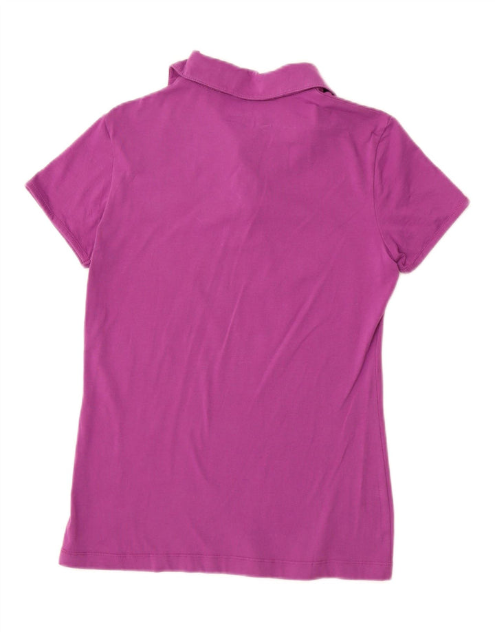 LOTTO Womens Polo Shirt UK 14 Large Purple