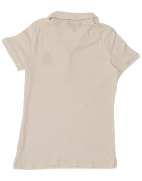 Ralph Lauren Dame Polo Shirt UK 12 Medium White