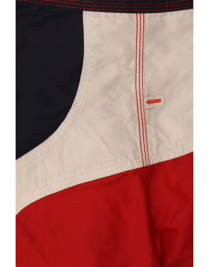North Sails Herre grafiske badeshorts Små røde Colourblock Polyamid