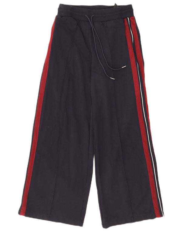 Marks & Spencer Womens Tracksuit Bukser med brede ben UK 6 XS Navy Blue