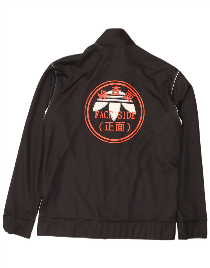 Adidas Herre grafisk træningsdragt Topjakke Medium Sort Polyester