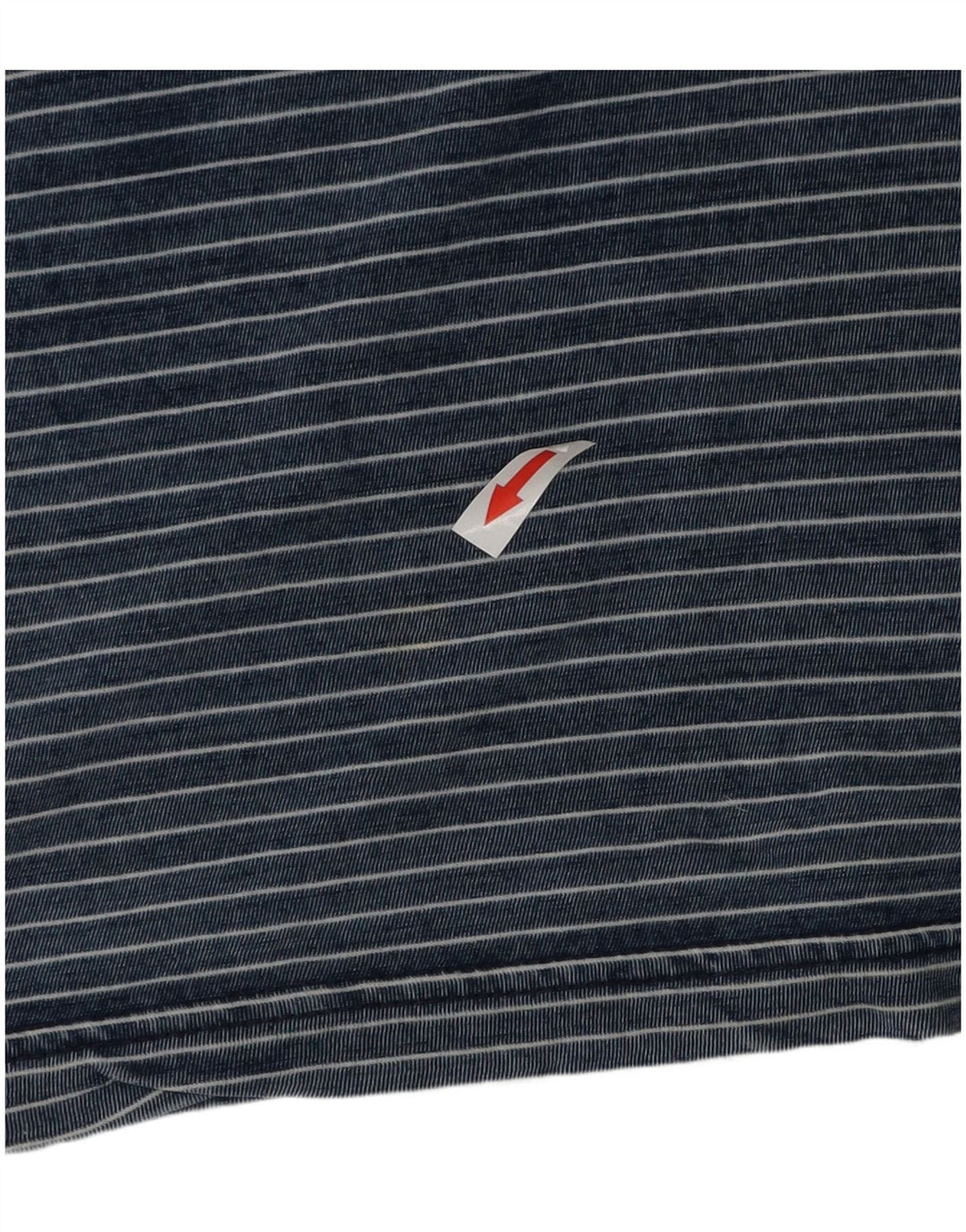 Penguin Herre T-Shirt Top Stor Blå Stribet Bomuld