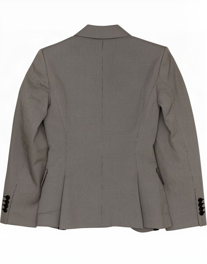 Zara Dame 1 Knap Blazer Jacket UK 12 Medium Grey Acetate