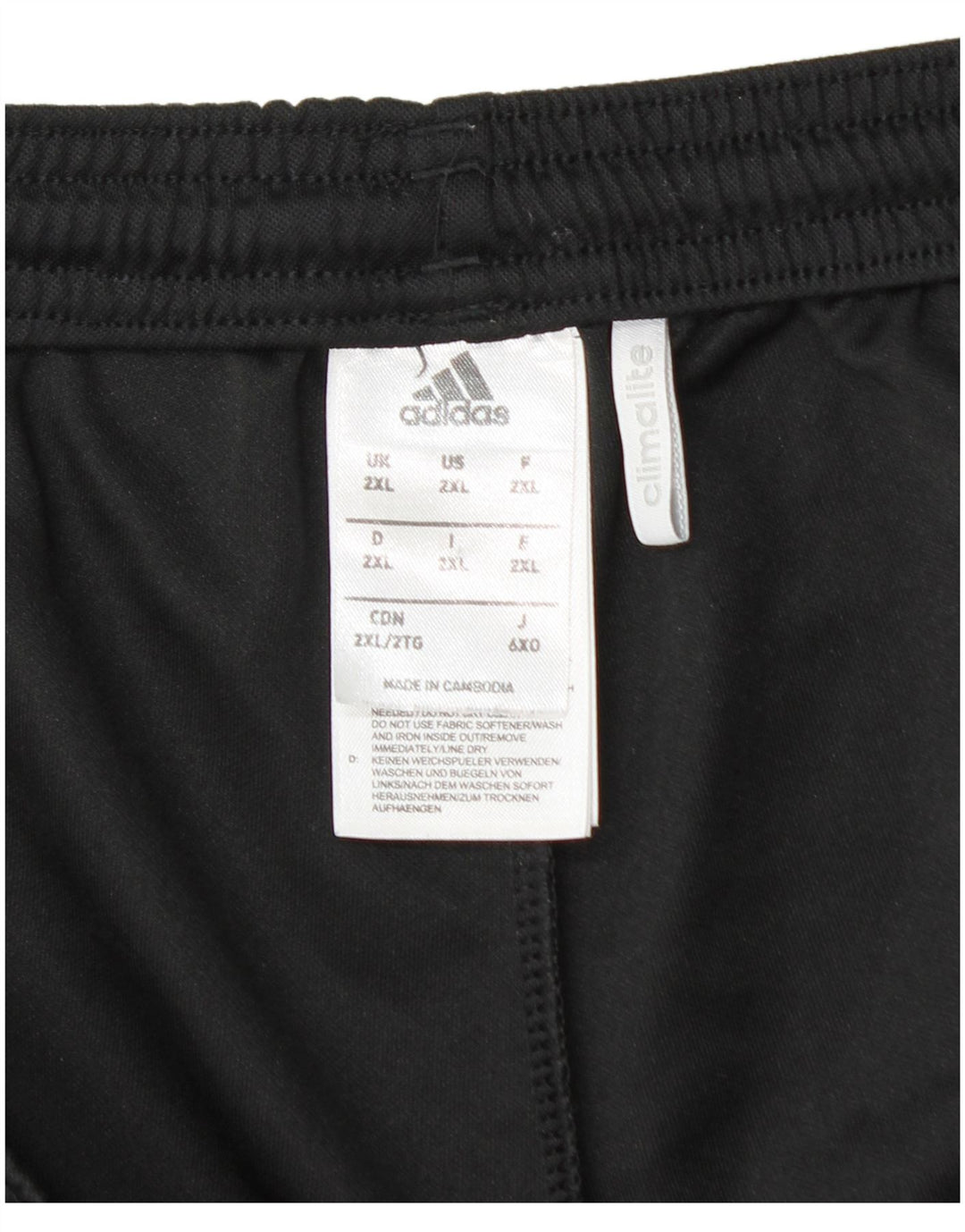 Adidas Herre Climalite Sport Shorts 2XL Sort Polyester