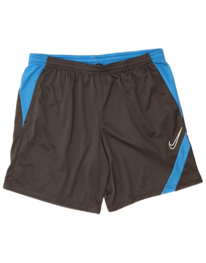 Nike Herre Dri Fit sportsshorts store sorte Colourblock Polyester