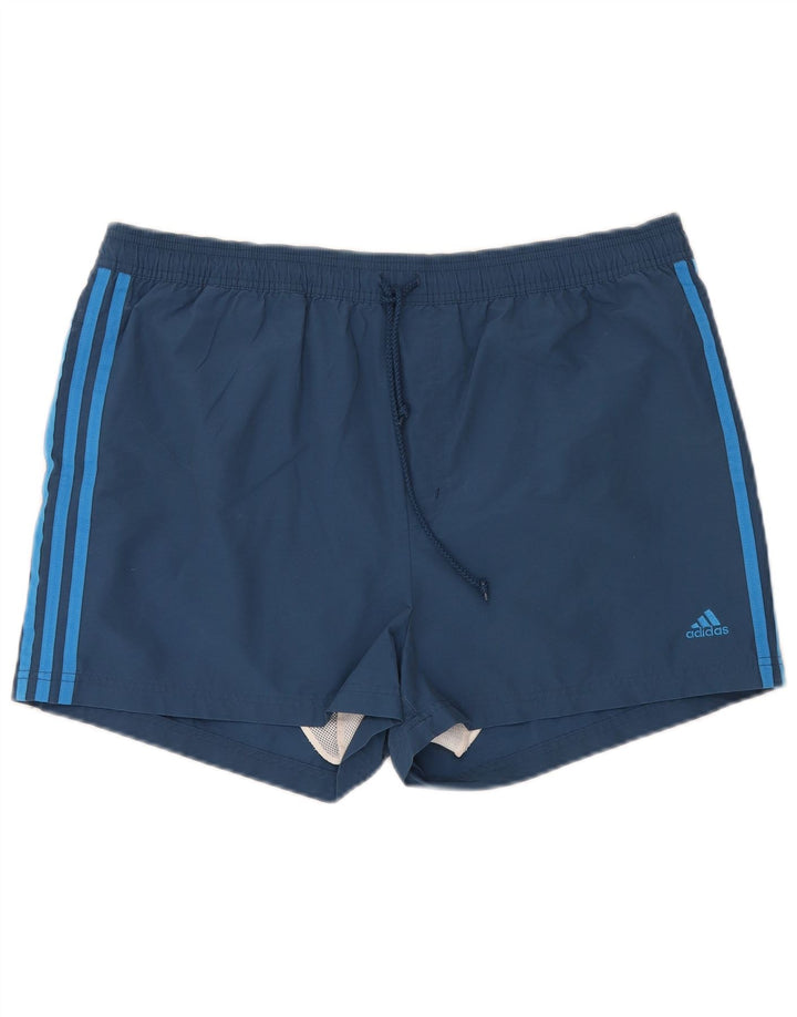 ADIDAS Badeshorts til mænd XL Blå Bomuld