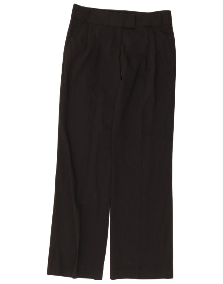 French Connection Dame Pegged Suit Trousers UK 10 Small W32 L32 Black