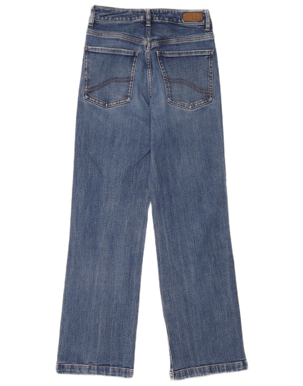 Fat Face Dame Straight Jeans UK 8 Small W26 L28 Blue Cotton