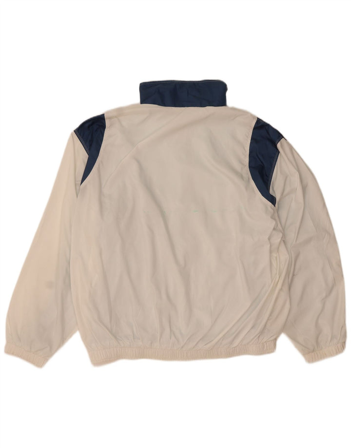 Ellesse Herre træningsdragt Topjakke UK 44 XL Hvid Colourblock Polyester