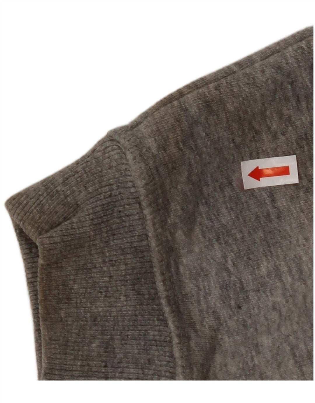 JACK WILLS Dame oversized hættetrøje trøje UK 10 Lille grå bomuld