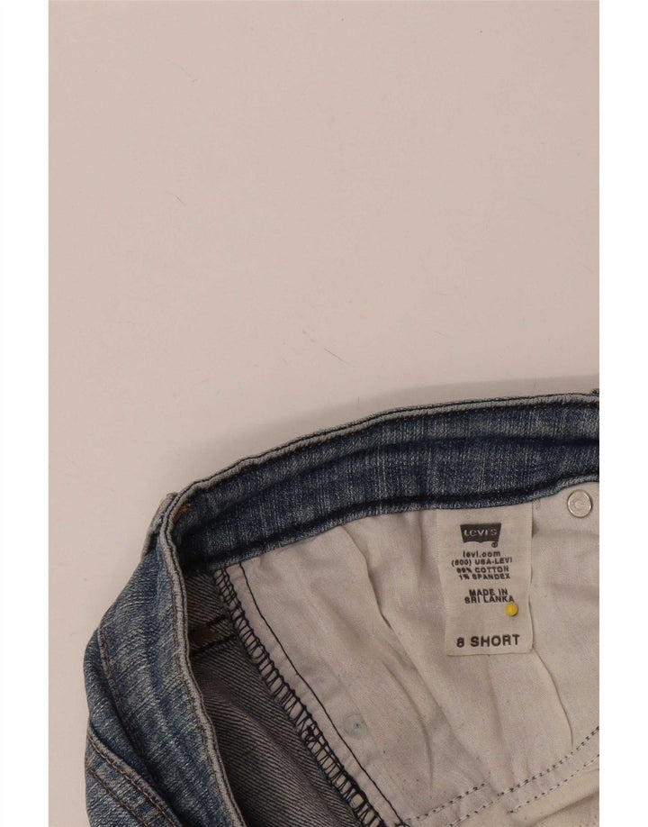 Levi's Dame Slim Jeans US 8 Medium W30 L27 Blå Bomuld