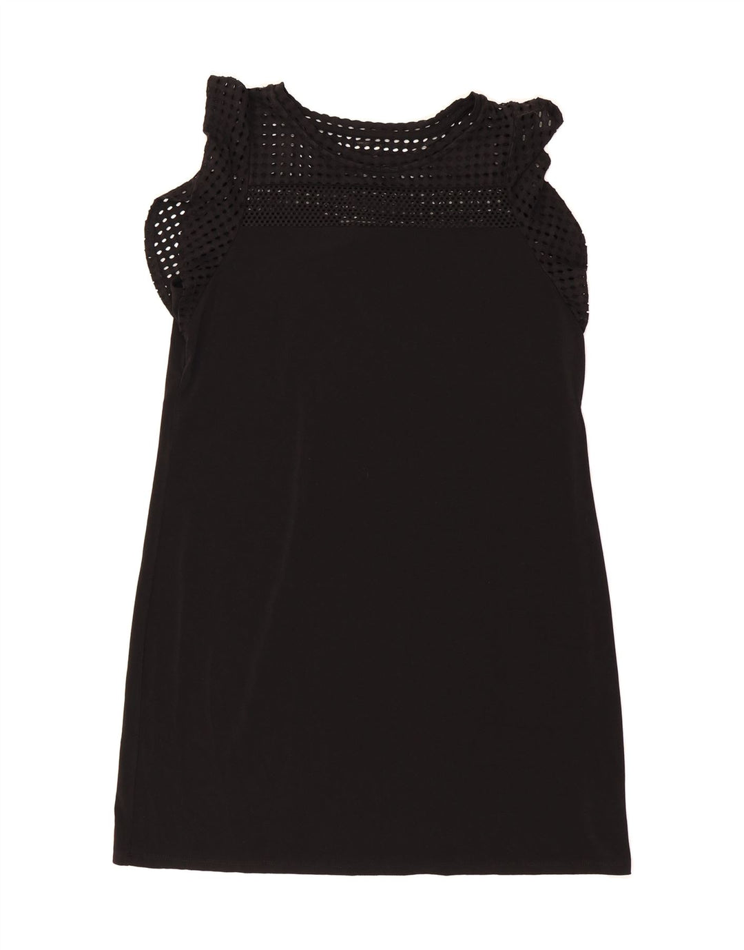 MICHAEL KORS Womens Sleeveless Bodycon Dress UK 16 Large Black Polyester Vintage Michael Kors and Second-Hand Michael Kors from Messina Hembry 