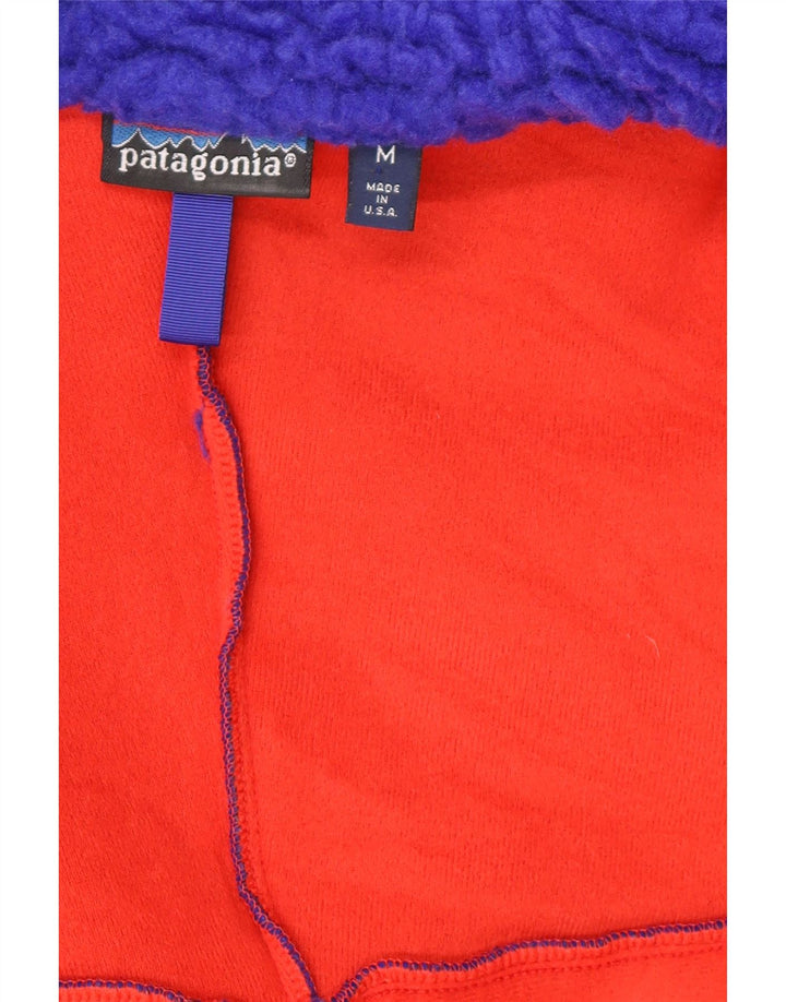 Patagonia Herre Fleecejakke UK 38 Medium Blue Polyester