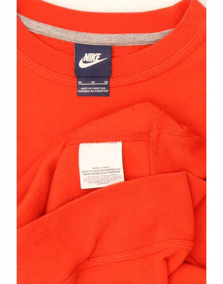 Nike sweatshirt til mænd, medium rød bomuld