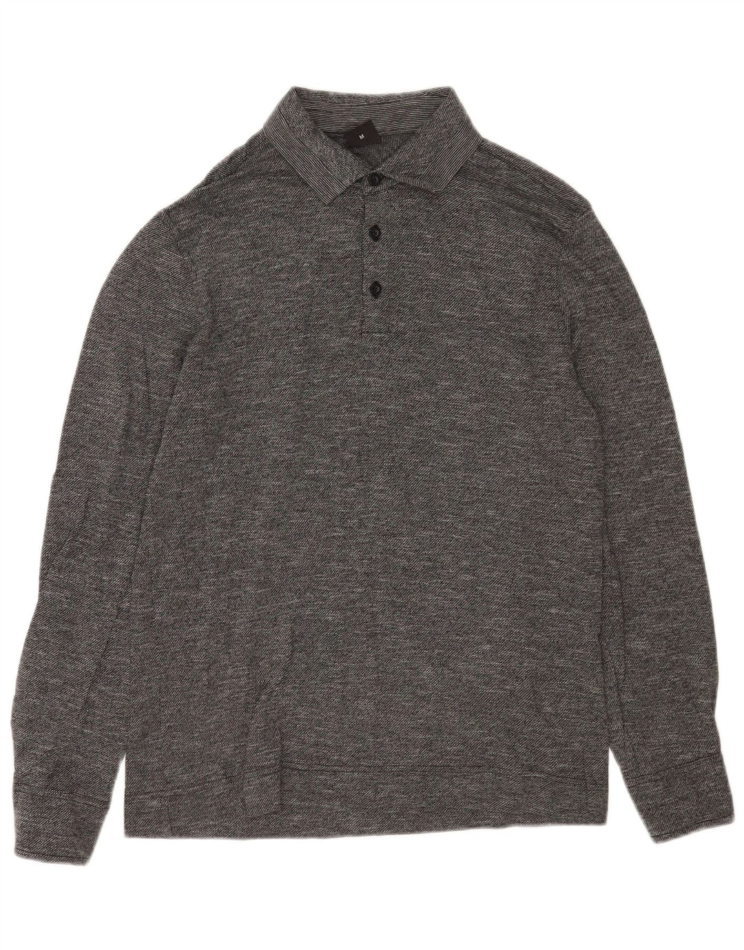 Hugo Boss Herre Regular Fit Rugby Polo Shirt Medium Grey Flecked