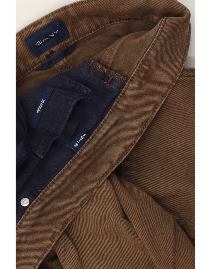 Gant Herre Regular Fit Casual Bukser W36 L34 Brun