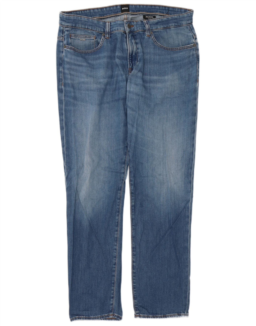 Hugo Boss Herre Delaware Slim Jeans W40 L32 Blå