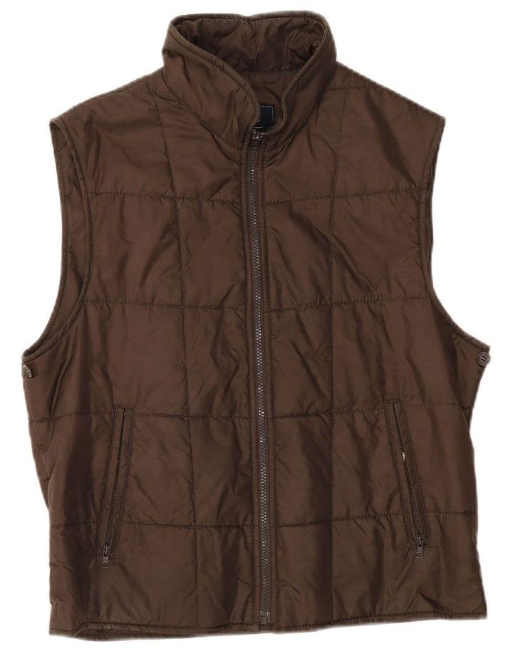 Fay Mens Polstret Gilet UK 36 Small Brown