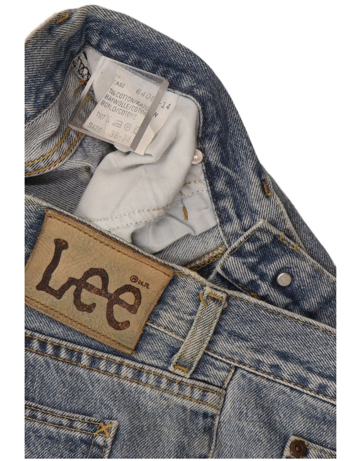Lee Herre Chicago Straight Jeans W38 L27 Blå Bomuld
