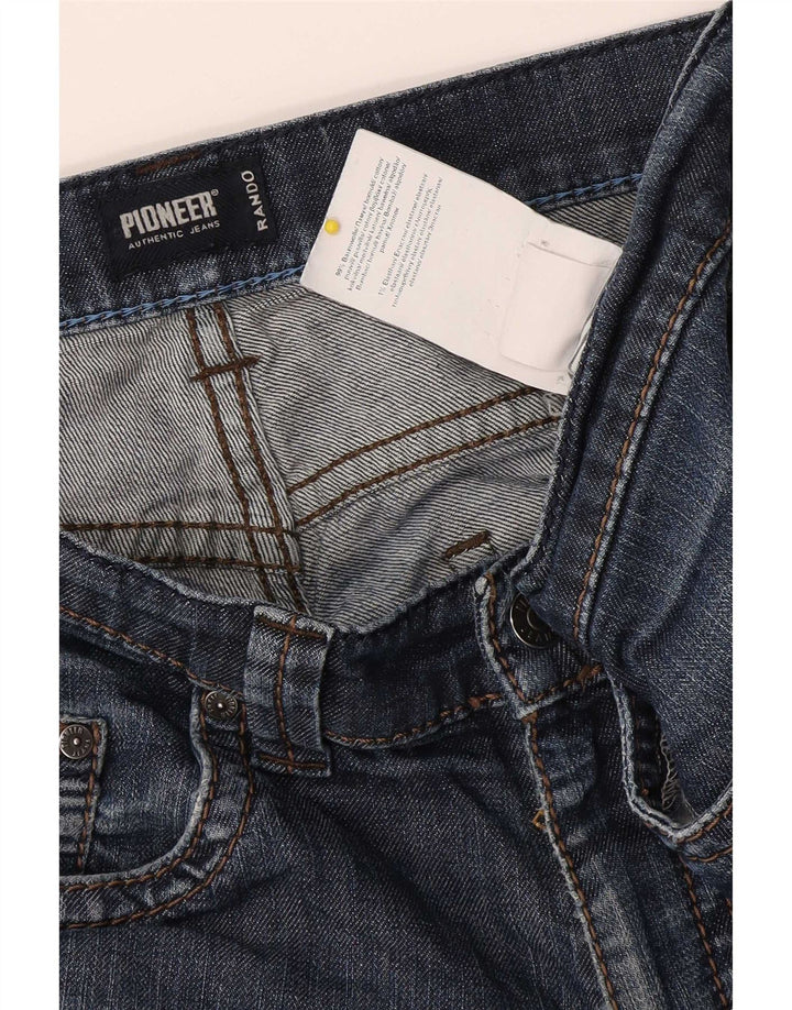 Pioneer Straight Jeans til mænd W36 L30 blå bomuld